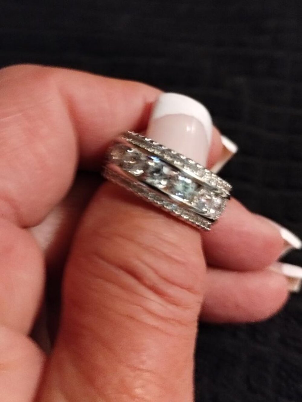 Sterling Silver Eternity Ring - Picture 5 of 8